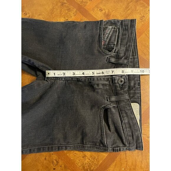 Diesel Skinzee Women's Super Slim 0813E Stretch Jeans Black W27 L32 - Picture 9 of 12
